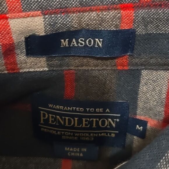 Pendleton Woolen Mills Men's  Flannel Shirt Medium NWT - Picture 10 of 16